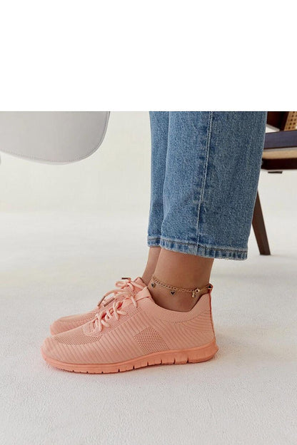   Różowe materiałowe sneakersy Erminio - Solea 