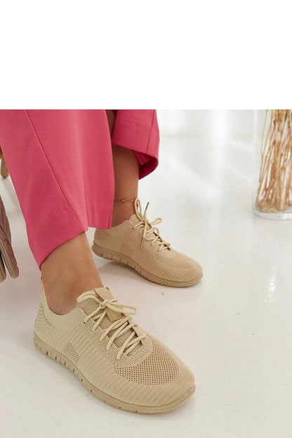   Beżowe materiałowe sneakersy Erminio - Solea 