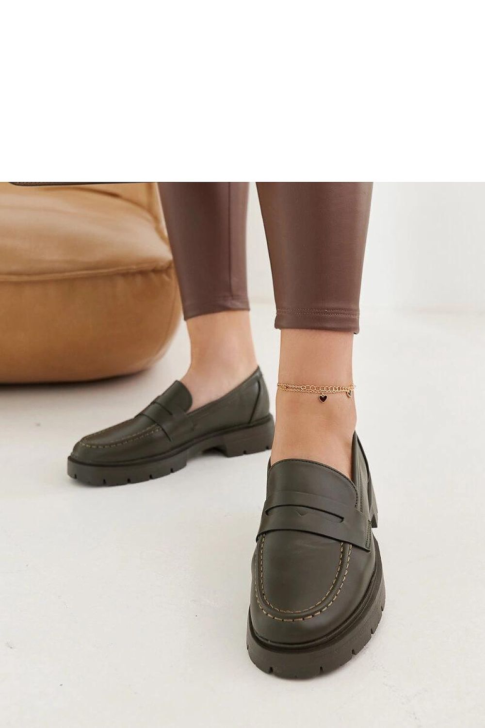   Zielone mokasyny Maybritt - Solea 