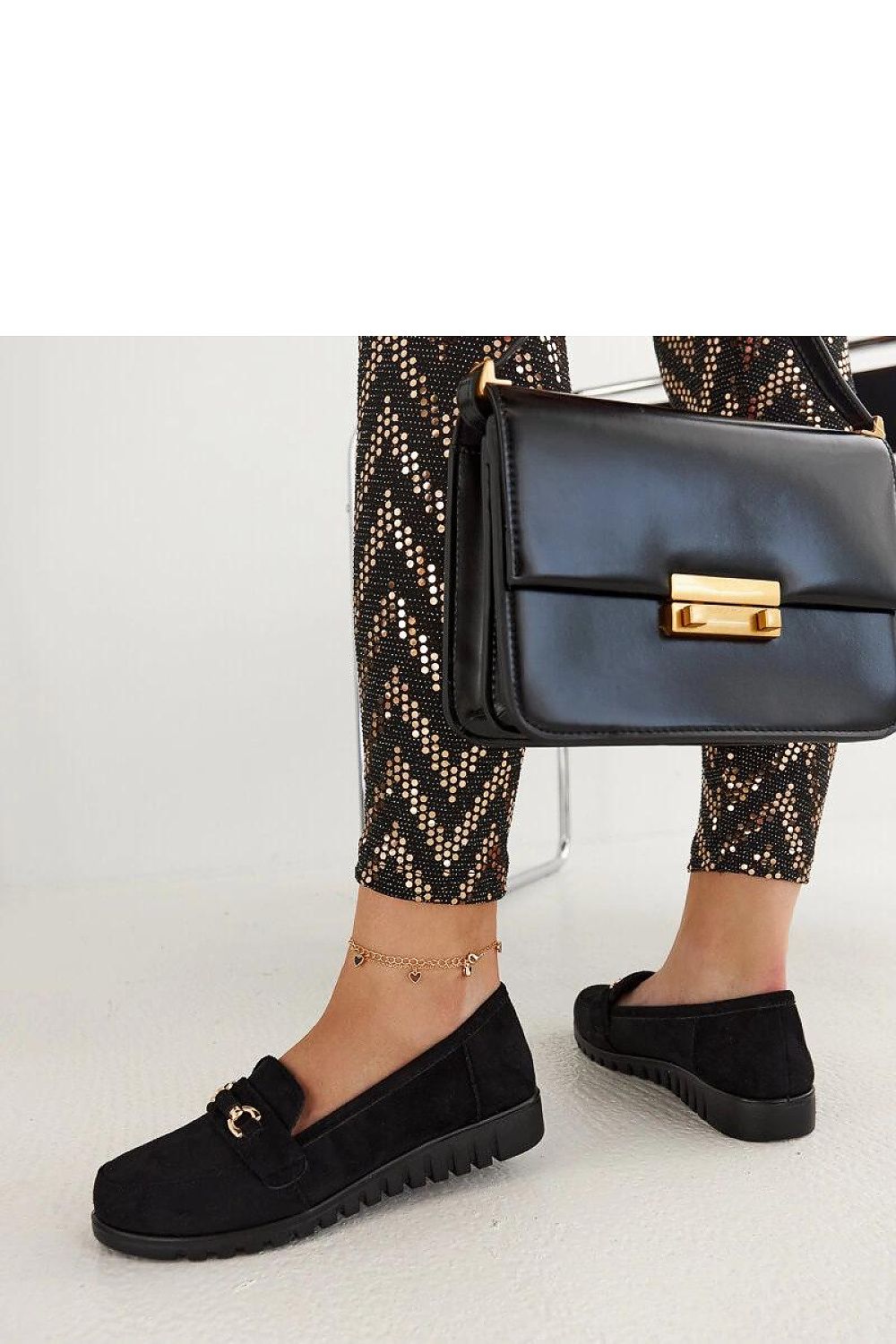   Czarne zamszowe mokasyny Prussia - Solea 