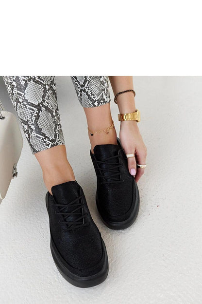   Czarne sneakersy na platformie Lori - Solea 