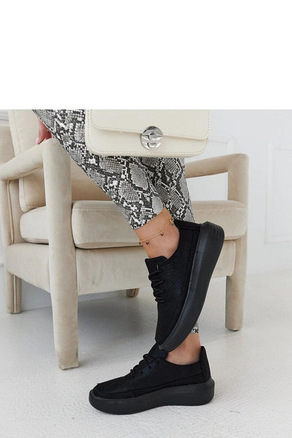   Czarne sneakersy na platformie Lori - Solea 