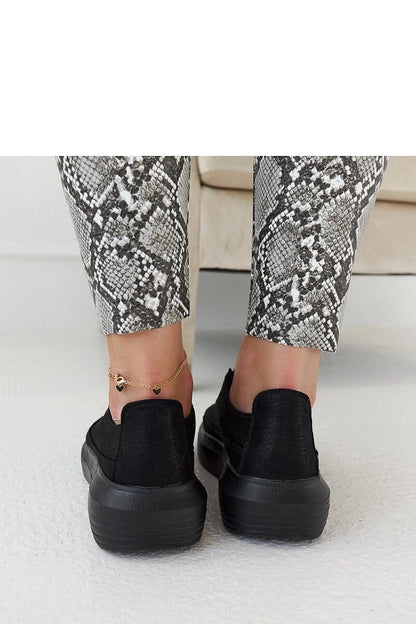   Czarne sneakersy na platformie Lori - Solea 