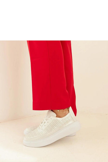   Srebrne trampki na platformie Lori - Solea 