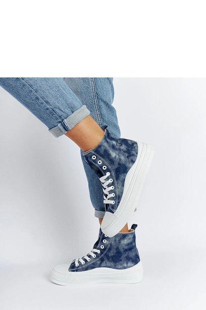   Granatowe trampki na platformie Vicente - Solea 