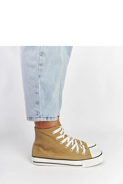   Brązowe wysokie trampki Efren - Solea 