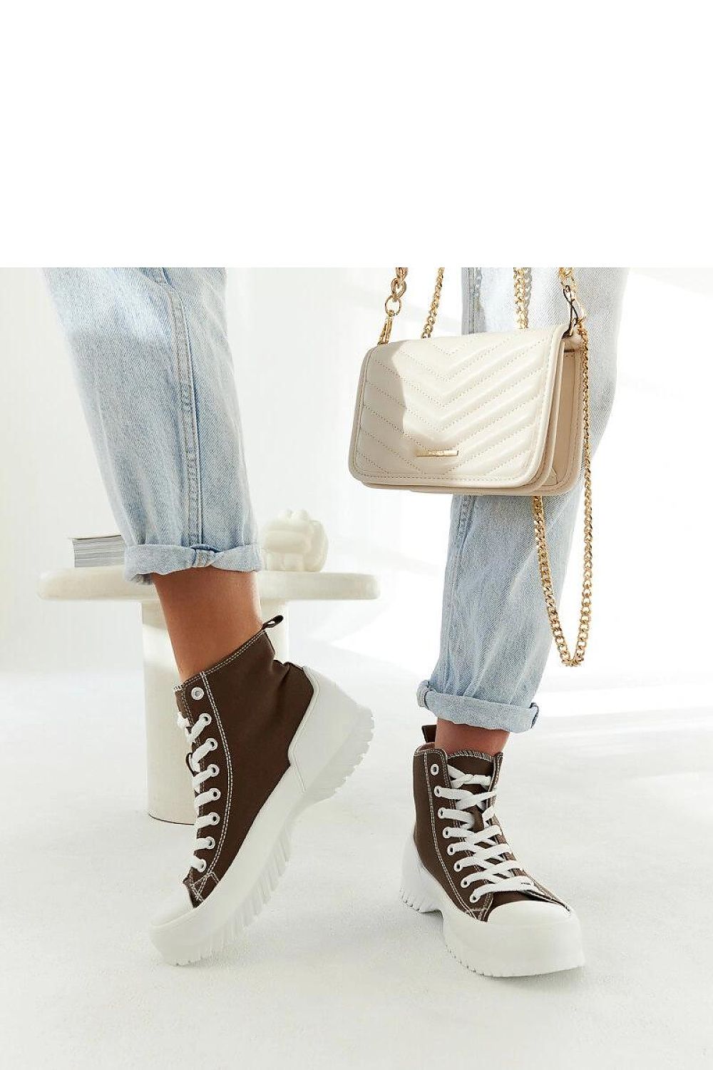   Zielone trampki za kostkę Ronchis - Solea 