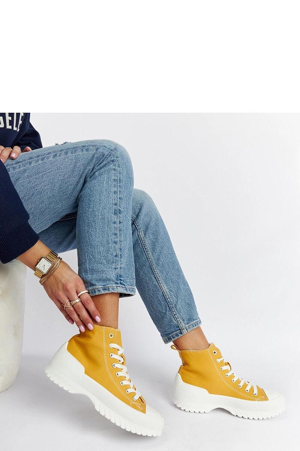   Żółte trampki za kostkę Ronchis - Solea 