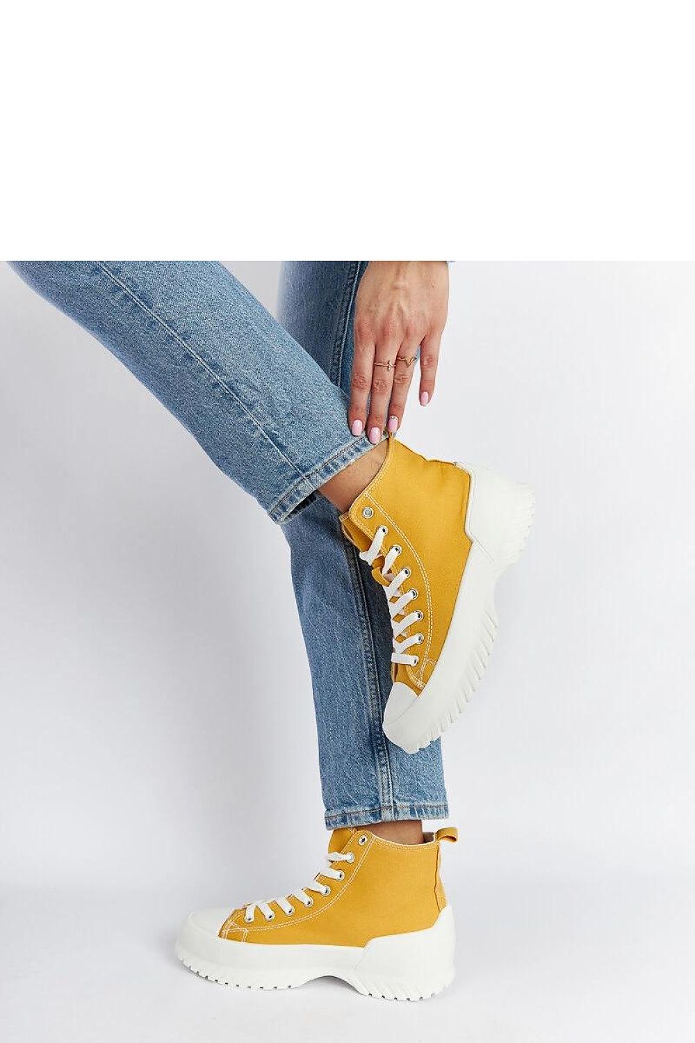   Żółte trampki za kostkę Ronchis - Solea 