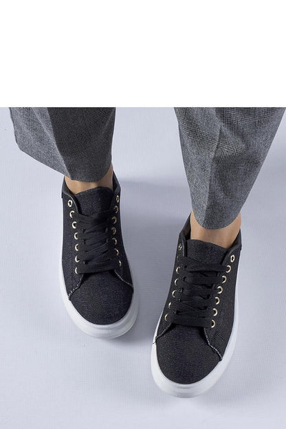   Czarne sneakersy na platformie Scuderlando - Solea 