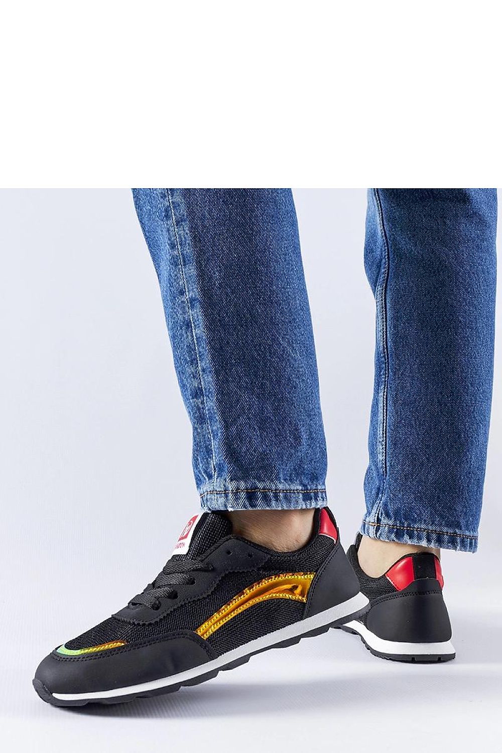   Czarne sportowe sneakersy Caviour - Solea 