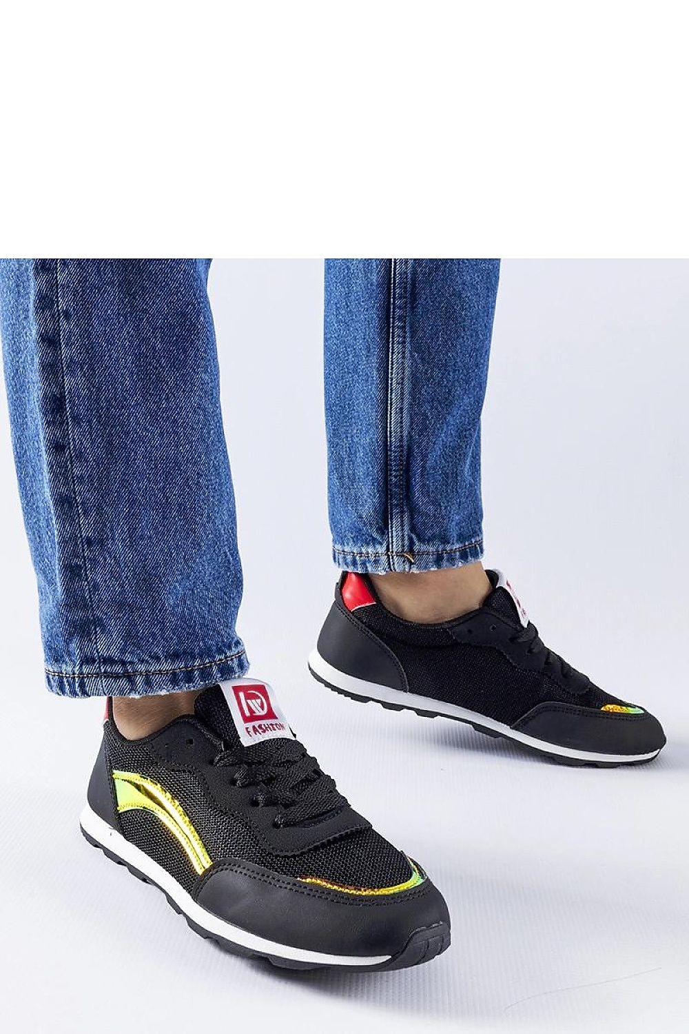   Czarne sportowe sneakersy Caviour - Solea 