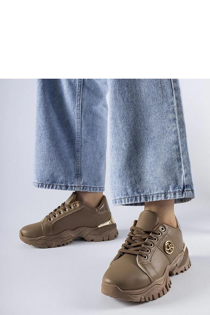   Brązowe sneakersy na masywnej podeszwie Arpaia - Solea 