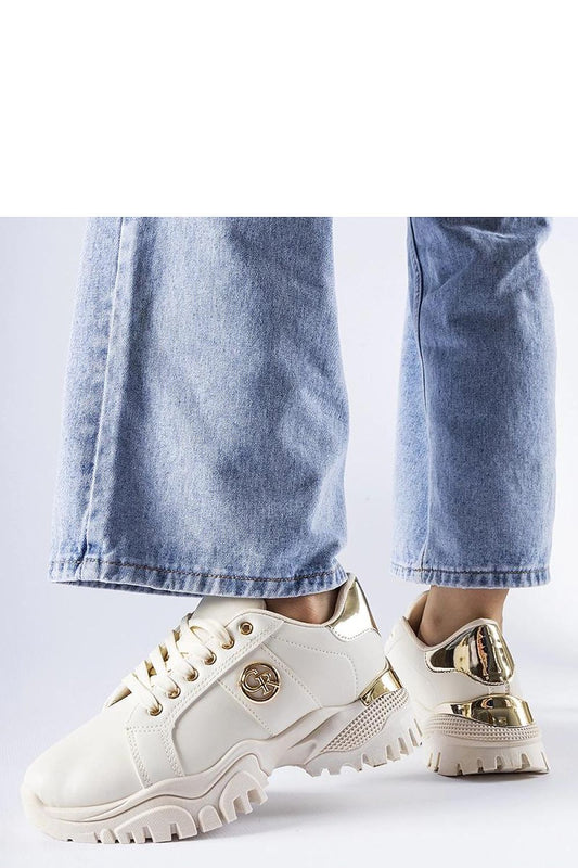   Beżowe sneakersy na masywnej podeszwie Arpaia - Solea 