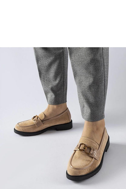   Beżowe mokasyny z klamerką Seggiano - Solea 