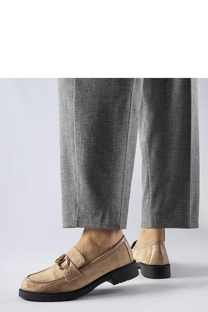   Beżowe mokasyny z klamerką Seggiano - Solea 