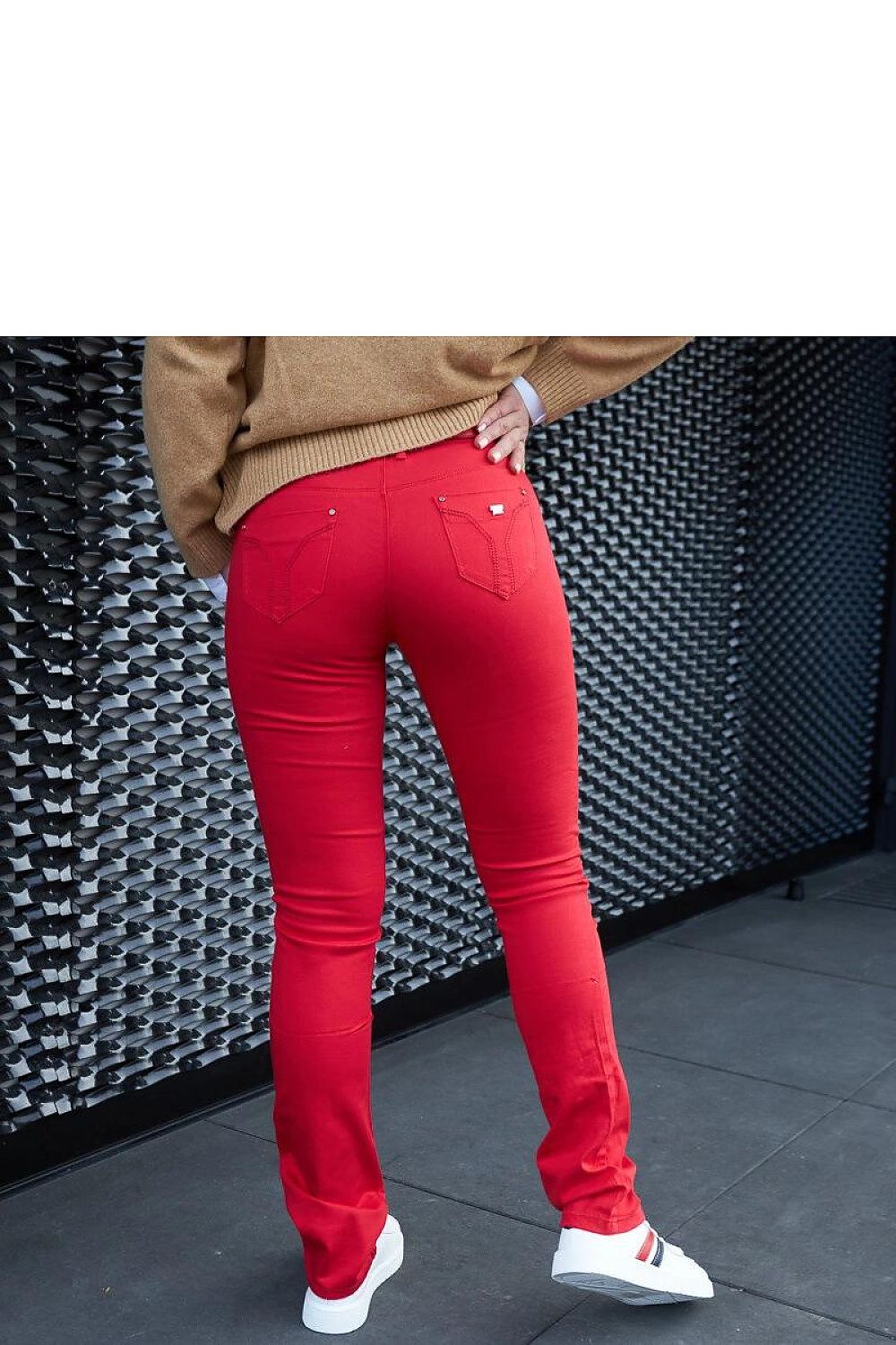   Białe skórzane wiązane sneakersy Camilla - Solea 