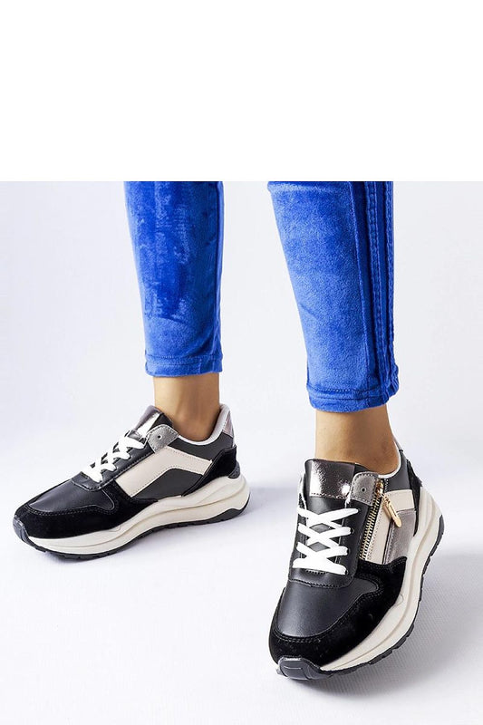   Biało-czarne sneakersy Cecchi - Solea 