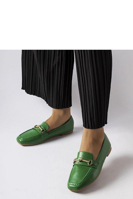   Zielone ozdobne mokasyny Docherty - Solea 