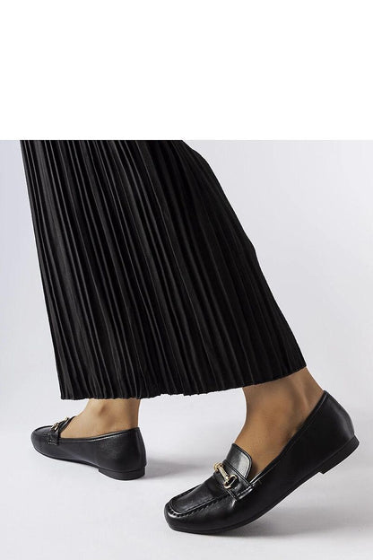   Czarne ozdobne mokasyny Docherty - Solea 