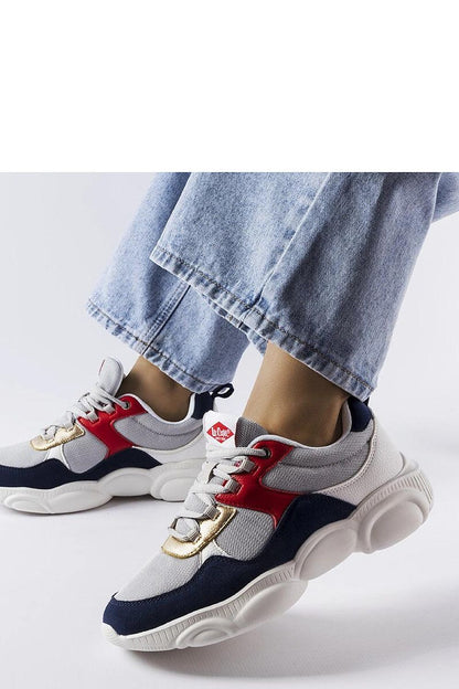   Damskie szare buty sportowe LCWL-20-39-032 - Solea 