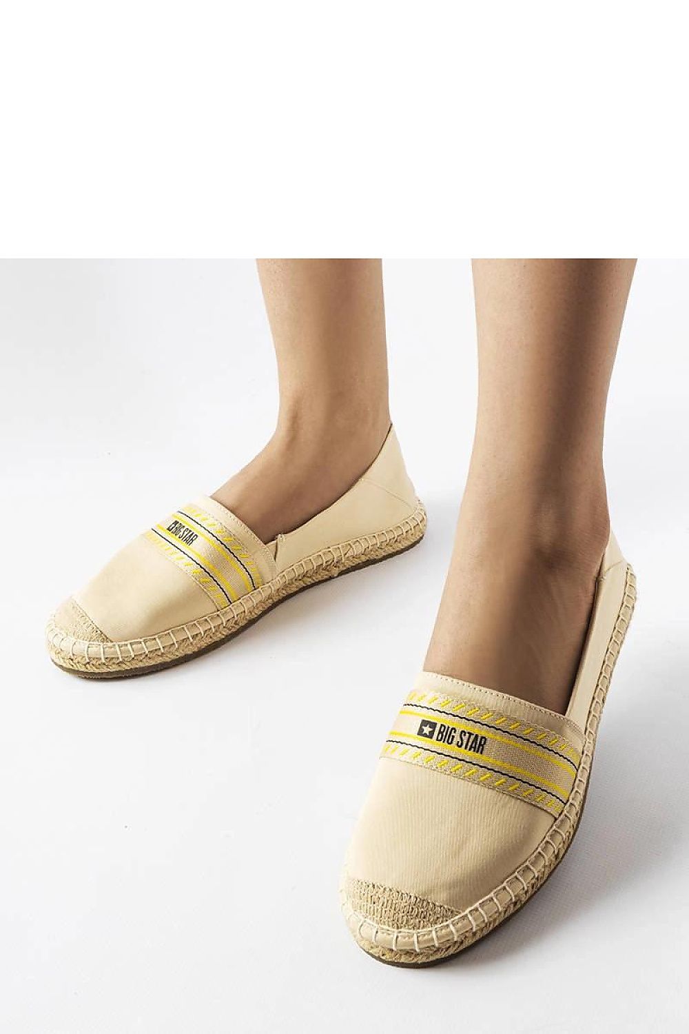   Beżowe espadryle Big Star LL274895 - Solea 