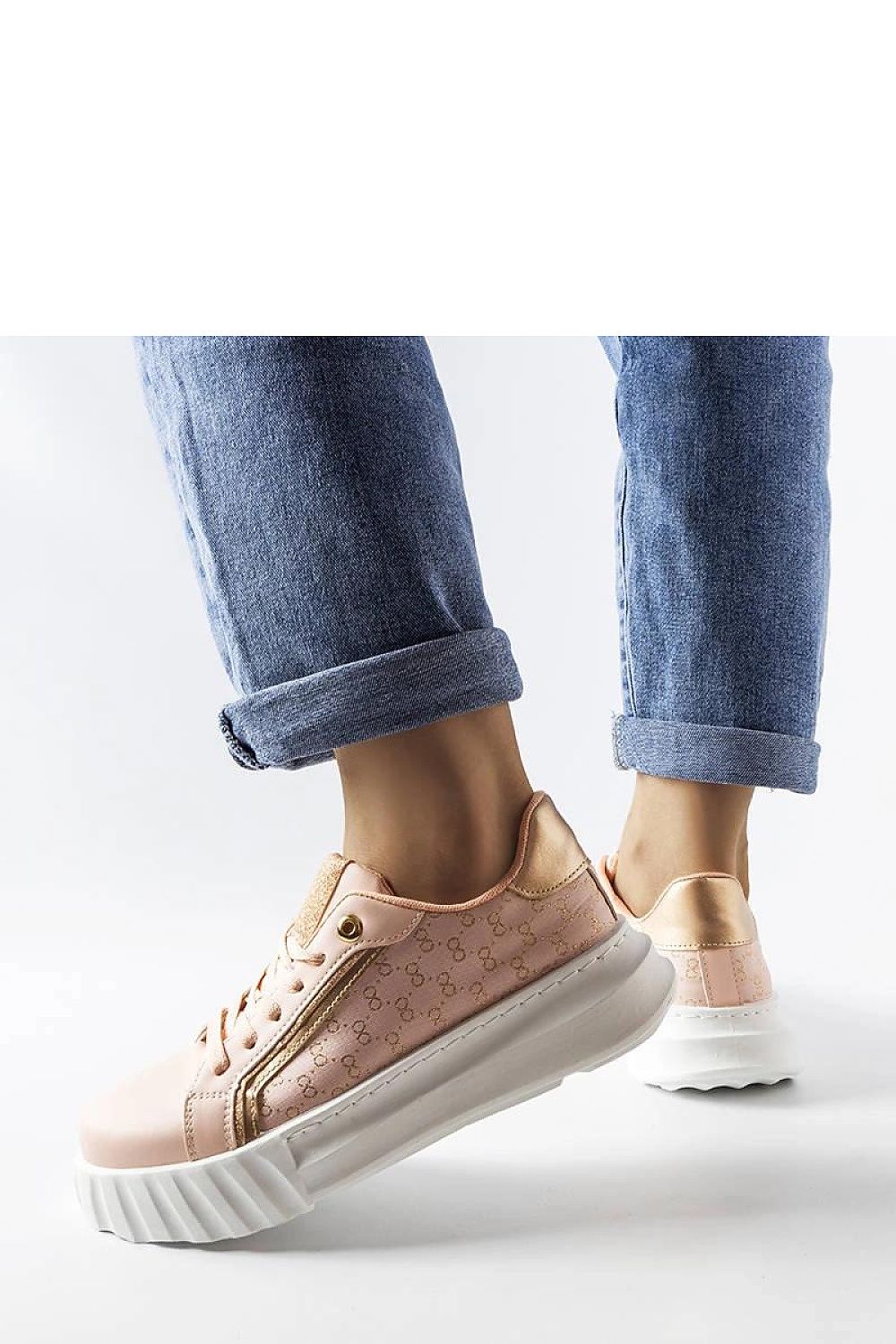   Różowe sneakersy na platformie Giuseppe - Solea 