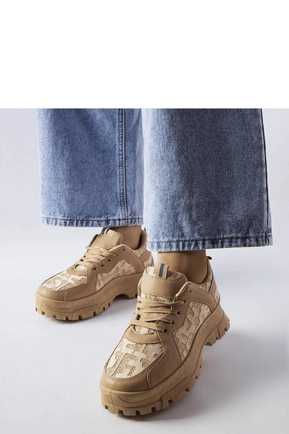   Ciemnobeżowe masywne sneakersy Brunswick - Solea 