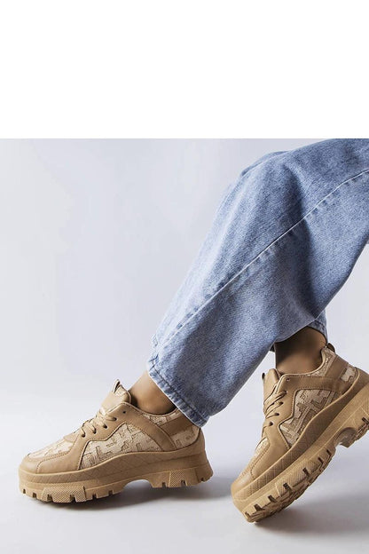   Ciemnobeżowe masywne sneakersy Brunswick - Solea 