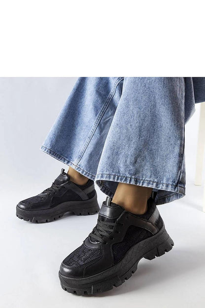   Czarne masywne sneakersy Brunswick - Solea 