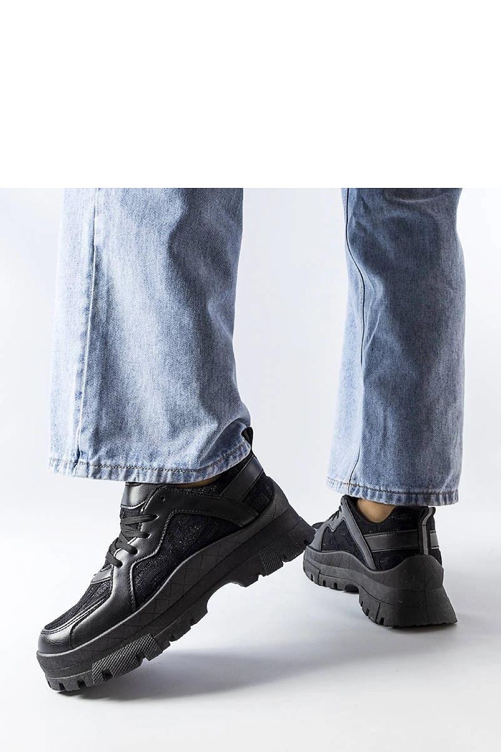   Czarne masywne sneakersy Brunswick - Solea 