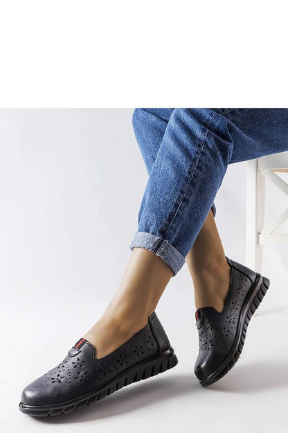   Czarne lekkie mokasyny Joli - Solea 