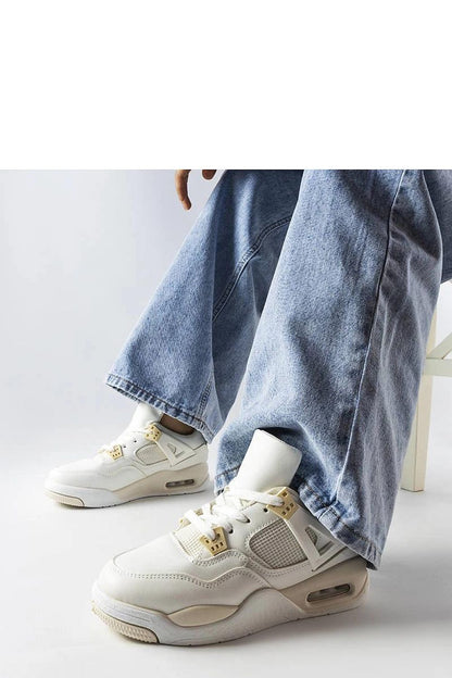   Beżowe sneakersy z łączonych materiałów Malas - Solea 