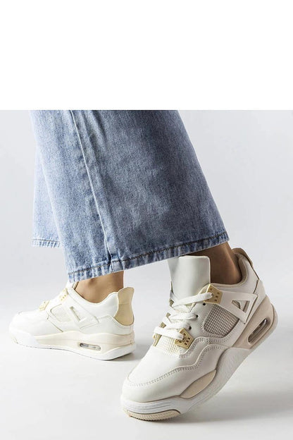   Beżowe sneakersy z łączonych materiałów Malas - Solea 