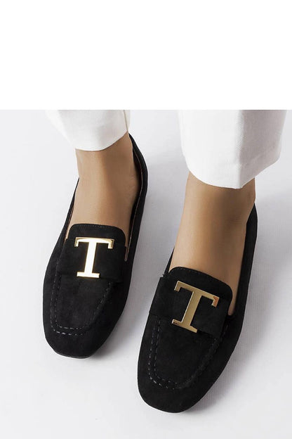   Czarne mokasyny z eko-zamszu Adéla?de - Solea 