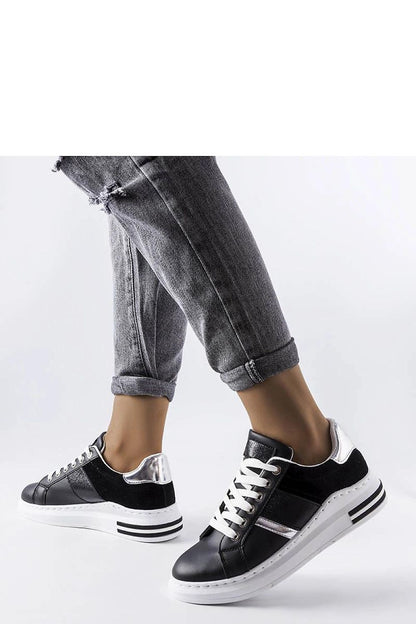   Czarne sneakersy z wstawkami Deans - Solea 