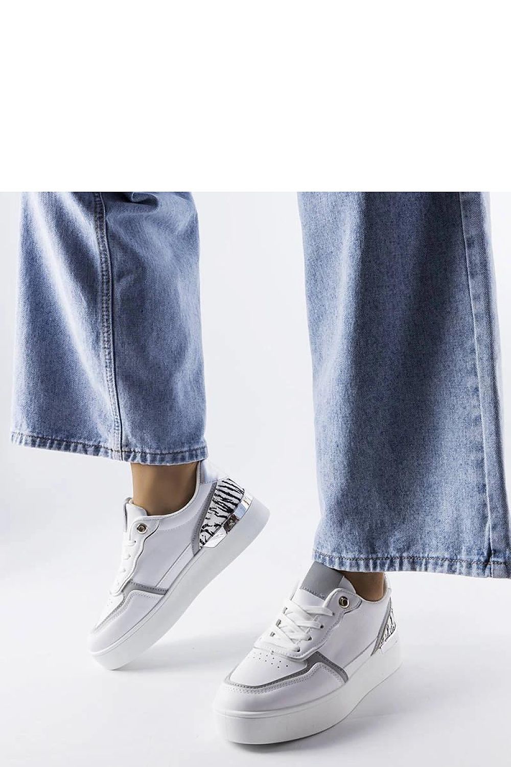   Białe sneakersy na platformie Tooele - Solea 