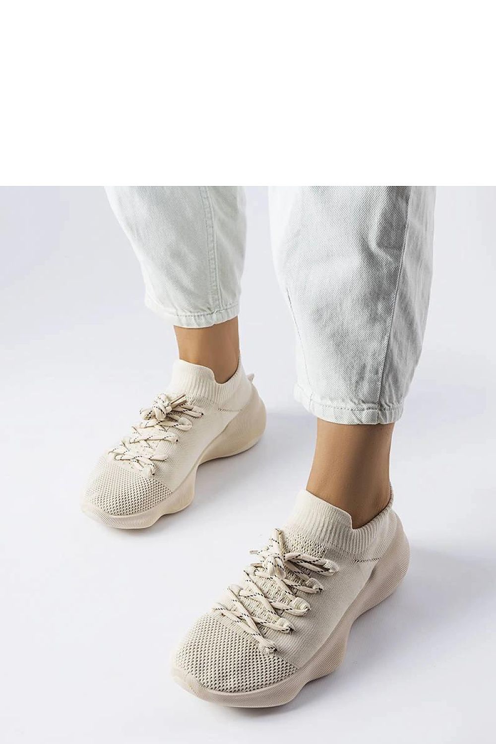   Beżowe buty sportowe damskie Côté - Solea 