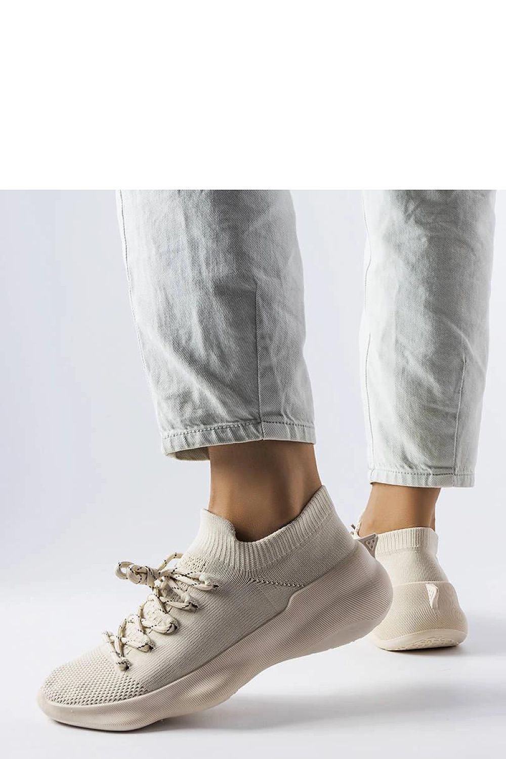   Beżowe buty sportowe damskie Côté - Solea 