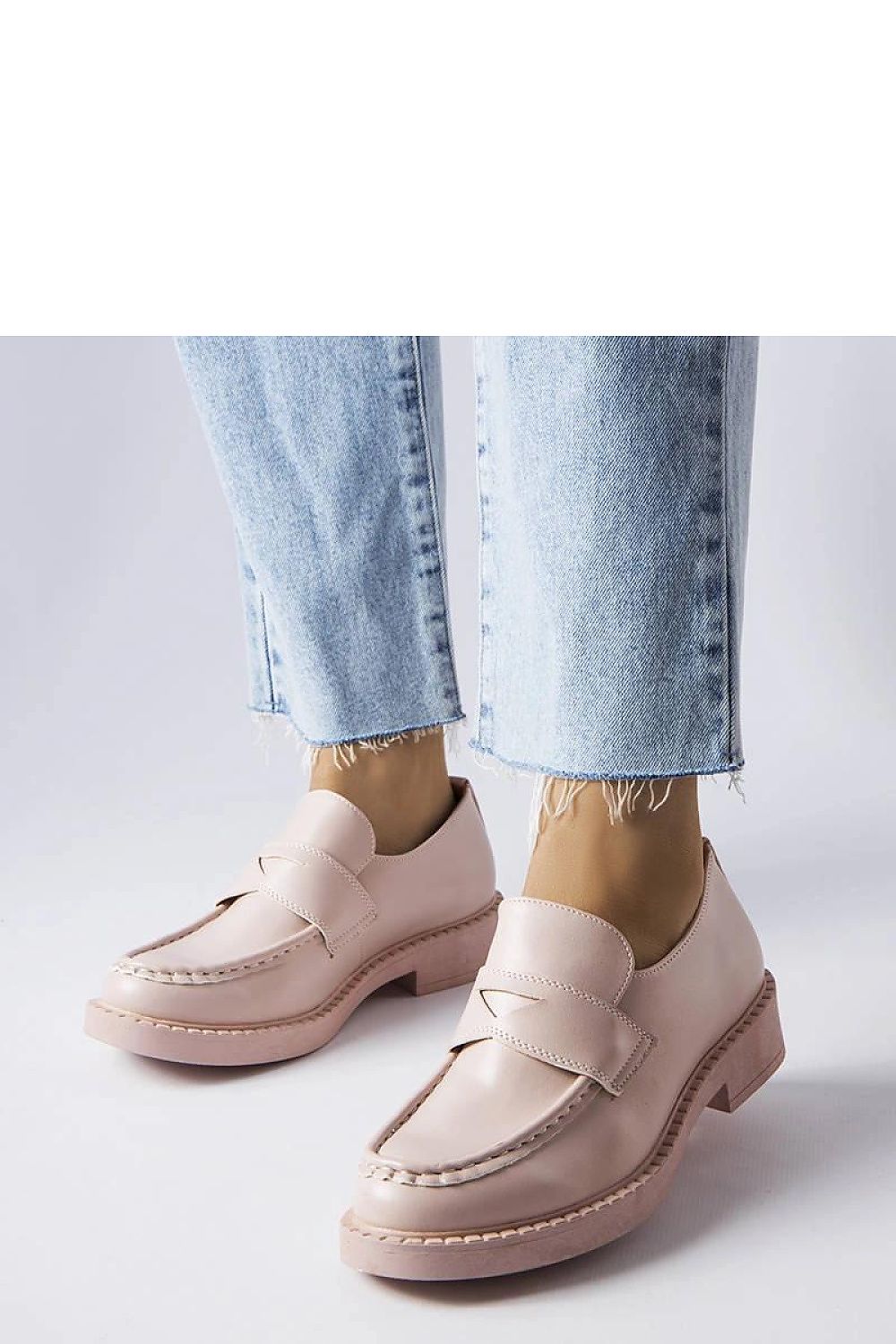   Różowe eleganckie mokasyny Élodie - Solea 