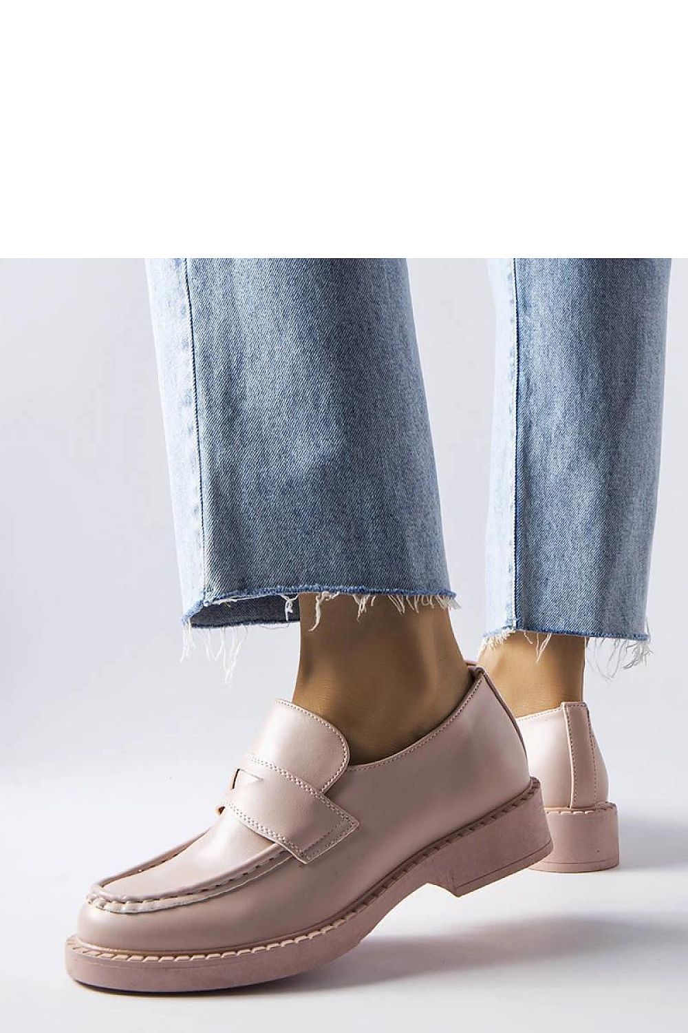   Różowe eleganckie mokasyny Élodie - Solea 