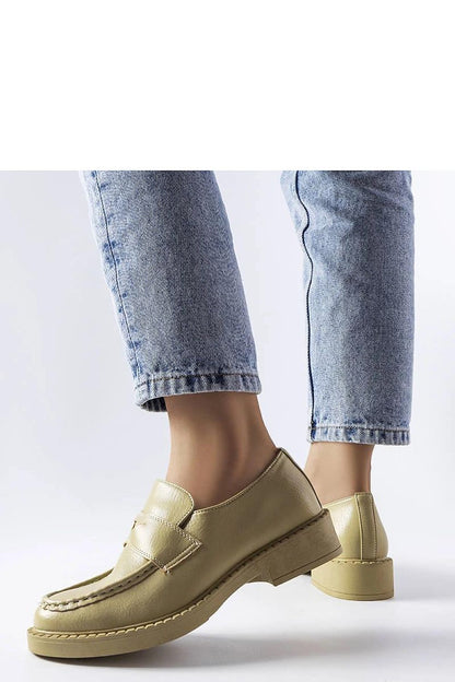   Zielone eleganckie mokasyny Élodie - Solea 