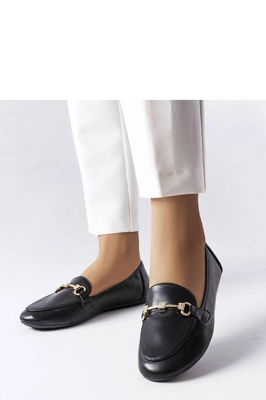   Czarne ozdobne mokasyny Lejeune - Solea 