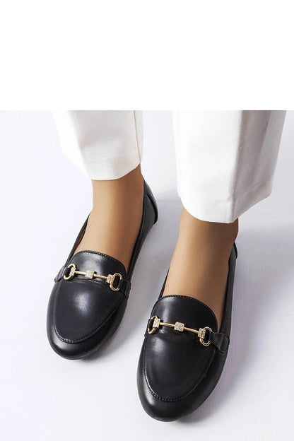   Czarne ozdobne mokasyny Lejeune - Solea 