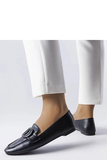   Czarne mokasyny z klamerką Poissonnier - Solea 