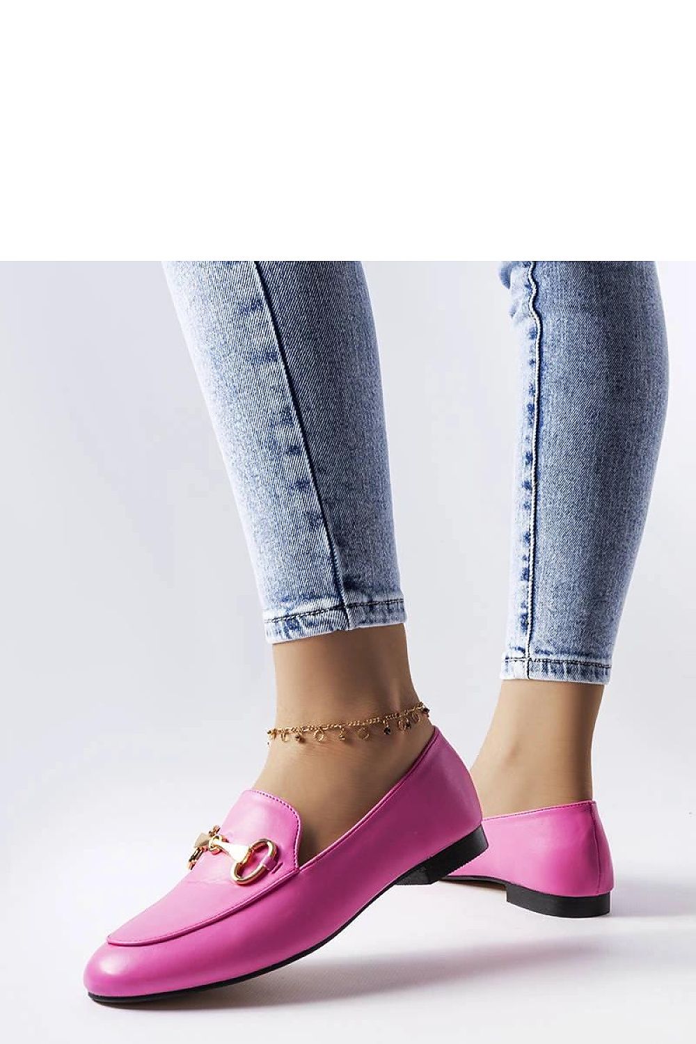   Różowe mokasyny z klamerką Philip - Solea 