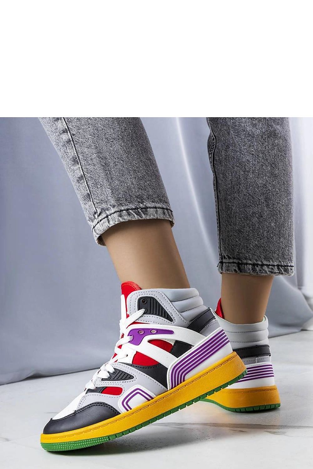   Czarne sneakersy za kostkę Marjorie - Solea 