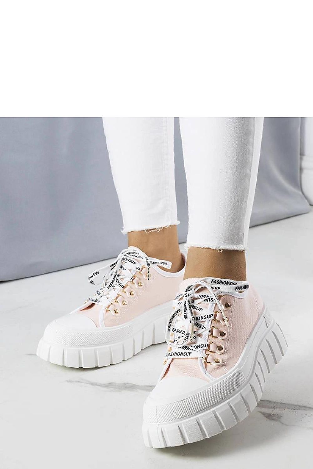   Różowe trampki na platformie Toni - Solea 