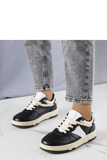   Czarne damskie sneakersy Marcella - Solea 