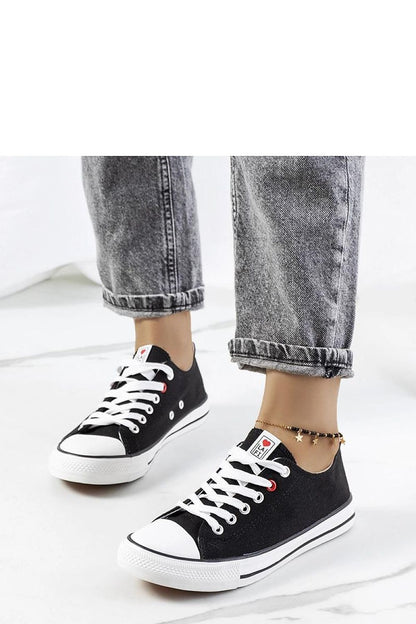   Czarne klasyczne trampki damskie Kolind - Solea 